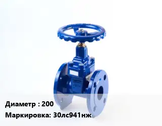 Задвижка стальная 200 30лс941нж